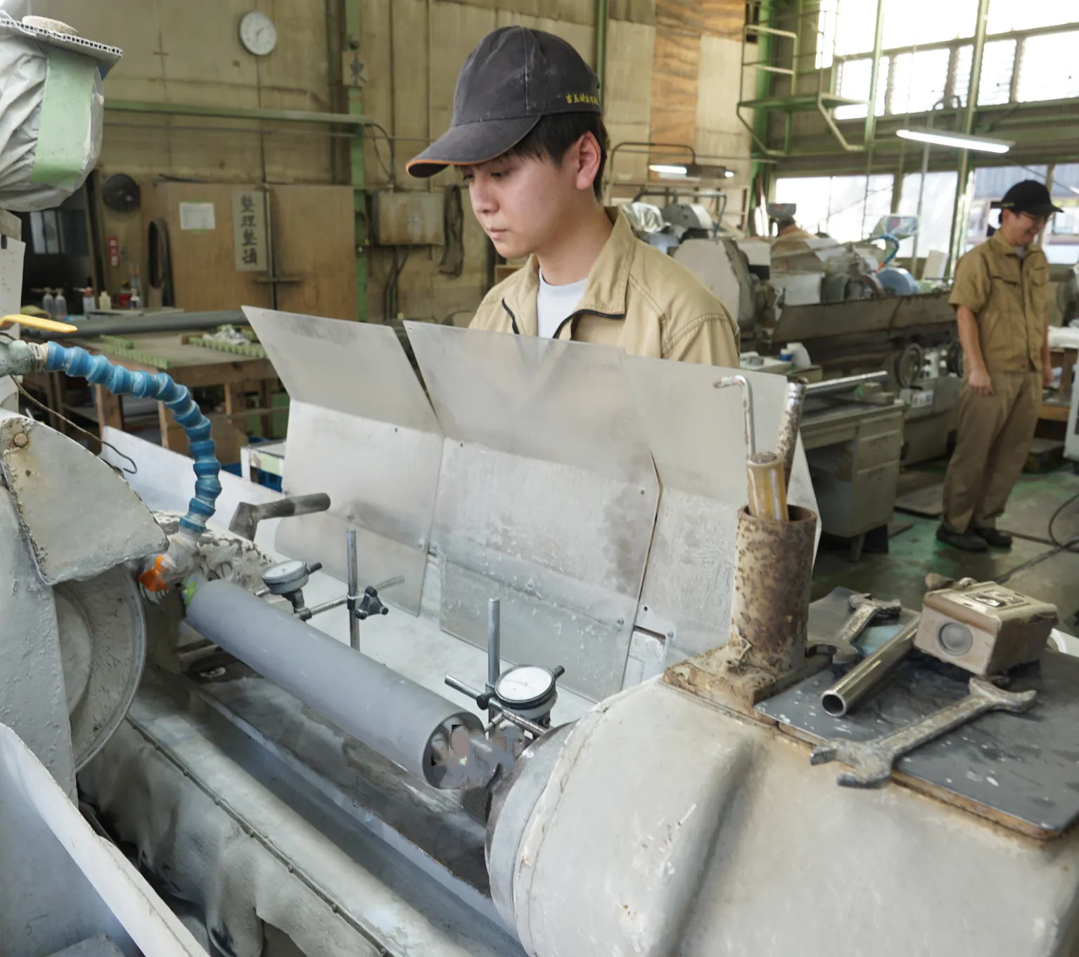 加工作業中の写真